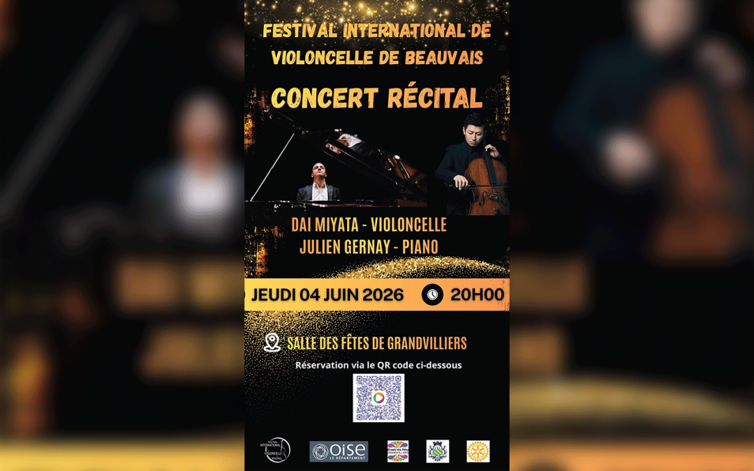 ✨ Festival International de Violoncelle de Beauvais – Concert Récital ✨