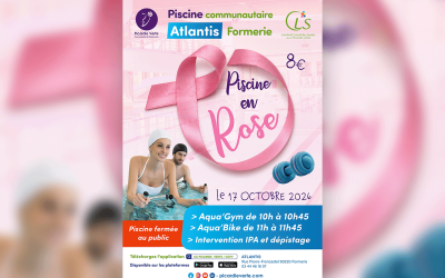 La Piscine Atlantis se met en rose ! 🎀Formerie