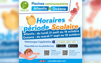 🏊 Reprise des horaires scolaires dans les piscines communautaires