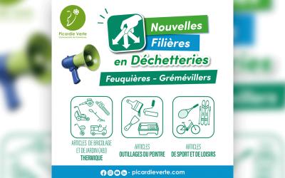 🚮 Nouvelles filières de valorisation – Déchetteries