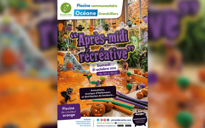 🎃👻 Après-midi récréative spéciale Halloween à la piscine Océane ! 🏊‍♀️ – Grandvilliers