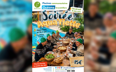 🏊‍♂️🧀 Soirée Aqua&rsquo;flette à la piscine Océane – Grandvilliers