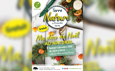 🎄Atelier Terre nature – Ma déco de Noël au naturel – Roy-Boissy